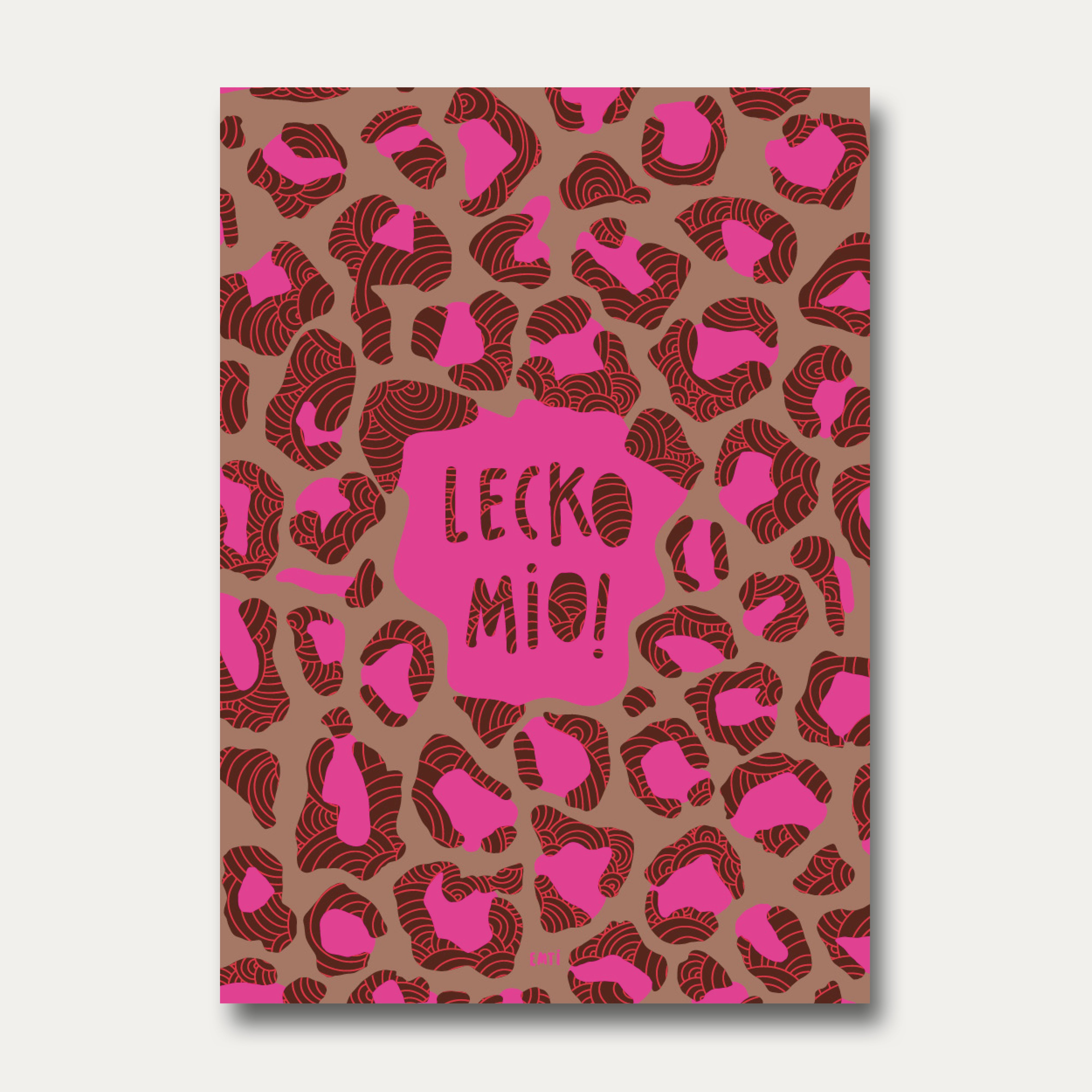 Postkarte "Lecko mio"