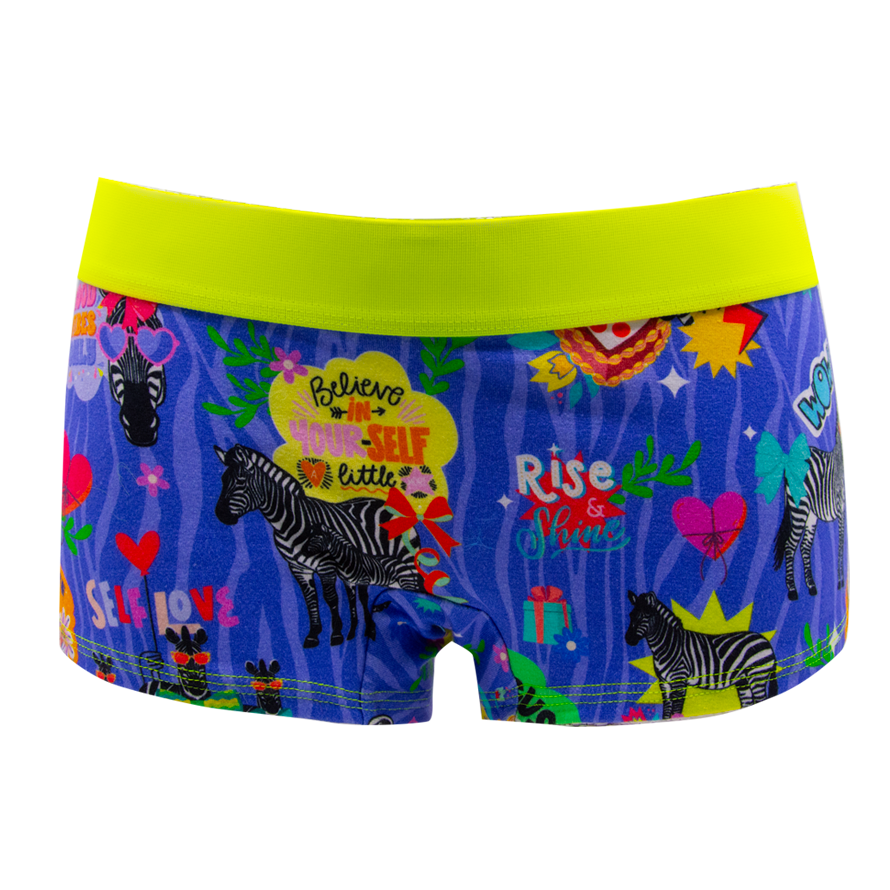 Panty Good Vibes lilac Dreams - Zebra, Blumen, Good Vibes