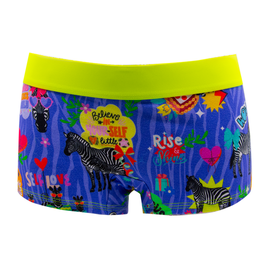 Panty Good Vibes lilac Dreams - Zebra, Blumen, Good Vibes