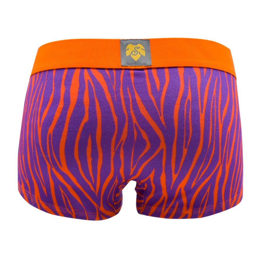 Panty Wild Stripes orange — Orange trifft Violett, wild bleibt wild