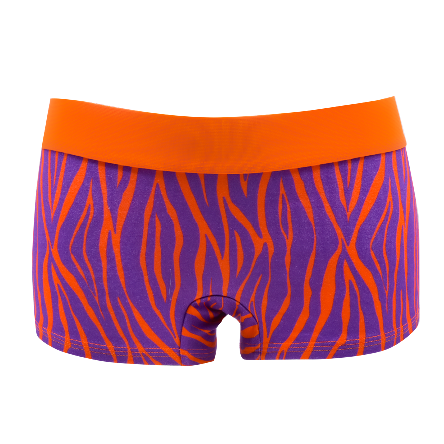 Panty Wild Stripes orange — Orange trifft Violett, wild bleibt wild