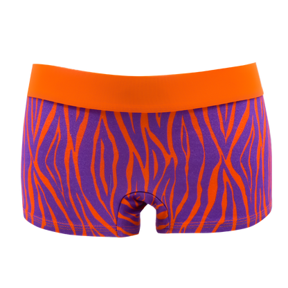 Panty Wild Stripes orange — Orange trifft Violett, wild bleibt wild