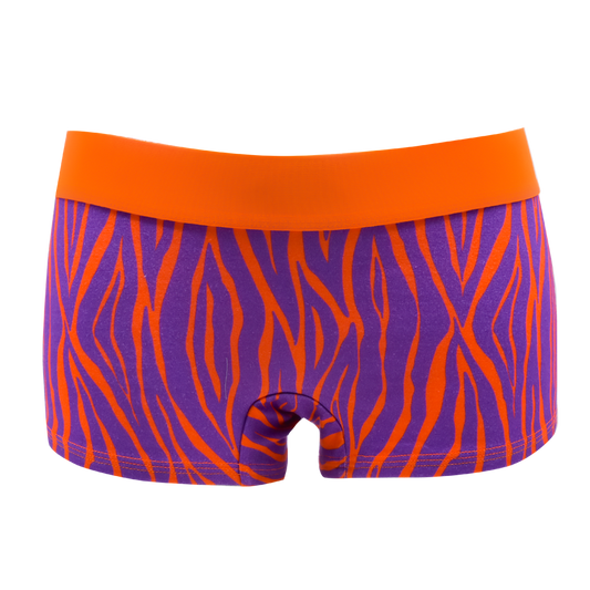 Panty Wild Stripes orange — Orange trifft Violett, wild bleibt wild