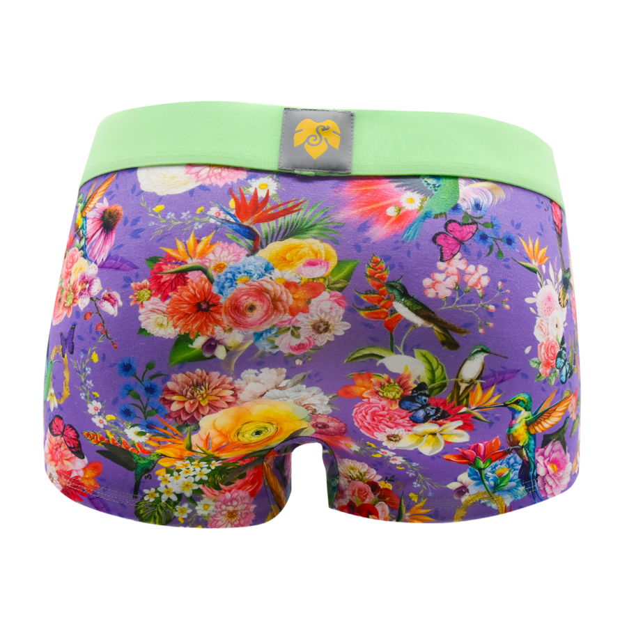 Panty POesie lila - Kolibris auf lila