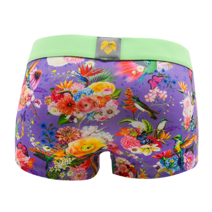 Panty POesie lila - Kolibris auf lila