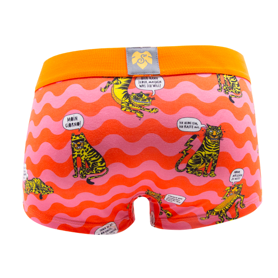 Panty Tiger mit Weisheiten