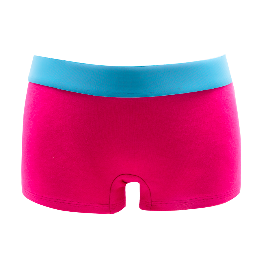 Schockhöschen Panty Pink Vorderansicht — leuchtend pink, schlichter Schnitt ohne Einschneiden, Größen XS bis 4XL