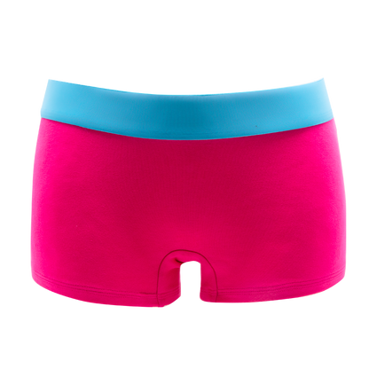 Schockhöschen Panty Pink Vorderansicht — leuchtend pink, schlichter Schnitt ohne Einschneiden, Größen XS bis 4XL